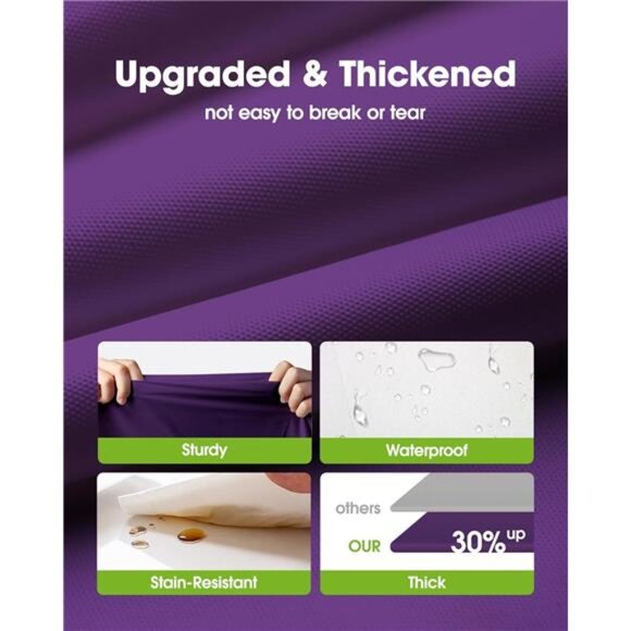 Plastic Table Cloth Disposable 10 Pack, 54 x 108 Inch Table Cloths, Halloween - Picture 3 of 7